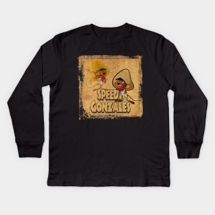 slow poke  - High quality (Vintage Style) Kids Long Sleeve T-Shirt